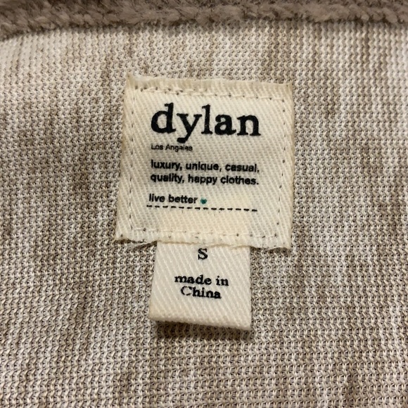Dylan Los Angeles Faux Fur Chevron Sweater - Picture 3 of 5